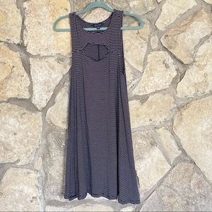 American Eagle black/white striped dress